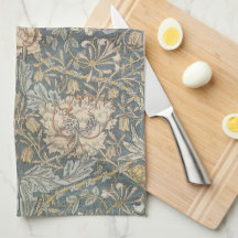 Honeysuckle von William Morris, Vintage Blume Art