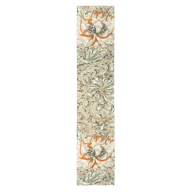Honeysuckle, William Morris Kurzer Tischläufer (Vorderseite)
