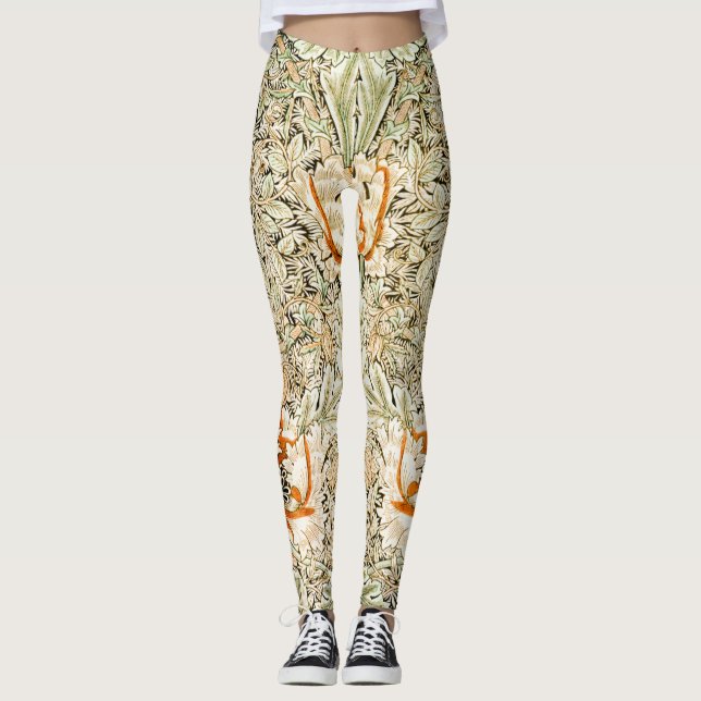 Honeysuckle, William Morris Leggings (Vorderseite)
