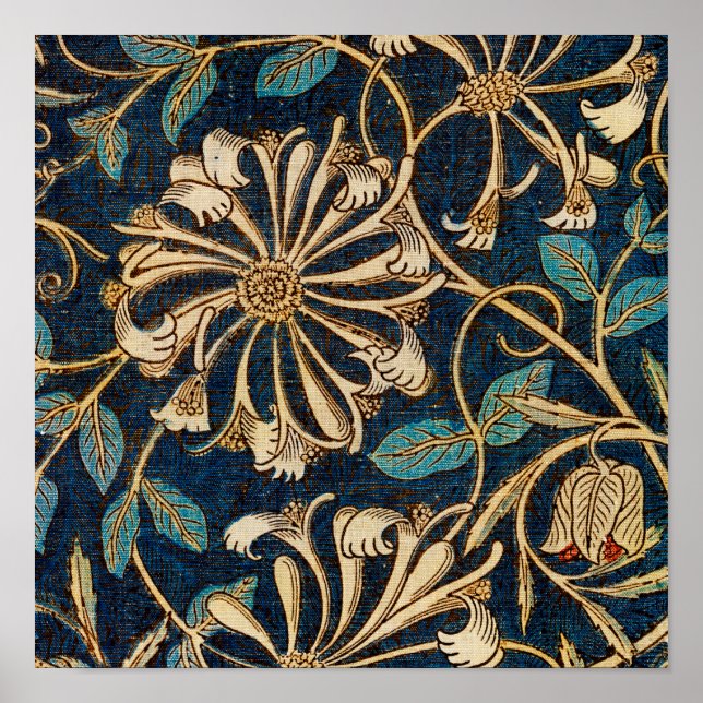 Honeysuckle, William Morris Poster (Vorne)