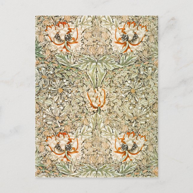 Honeysuckle, William Morris Postkarte (Vorderseite)