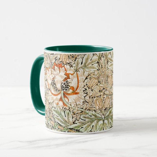 Honeysuckle, William Morris Tasse (Vorderseite Links)
