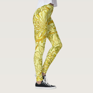 Honeysuckle Yellow von William Morris Leggings