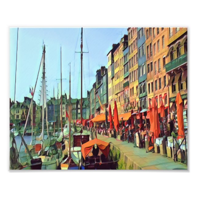 HONFLEUR - Andocken - Ansicht Fotodruck (Vorne)