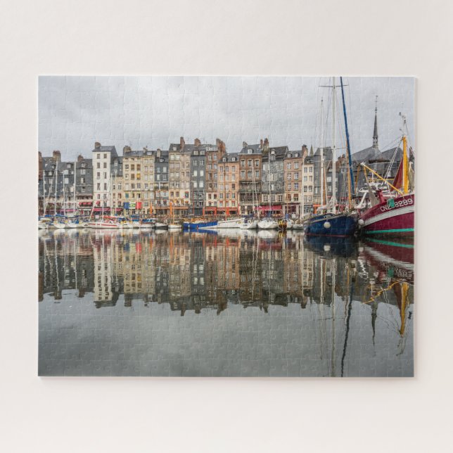 Honfleur Frankreich schwieriges Puzzle (Horizontal)