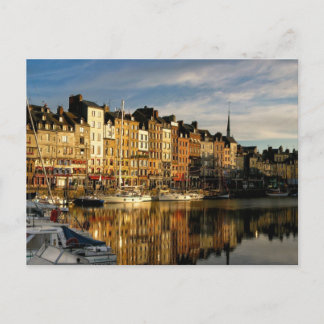 Honfleur, in der Nähe der Normandie in Frankreich Postkarte