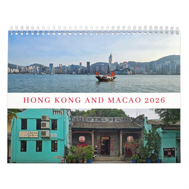 Hong Kong and Macao 2026 calendar Kalender (Titelbild)