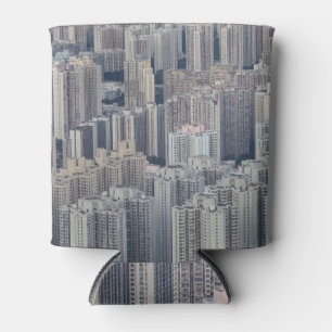 Hong Kong Apartment Gebäude Pattern Dosenkühler