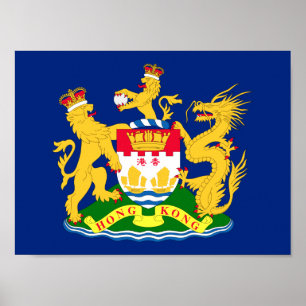 Hong Kong-Autonomie-Bewegungs-Flagge - Poster
