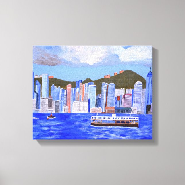 Hong Kong Canvas Print Leinwanddruck (Vorderseite)