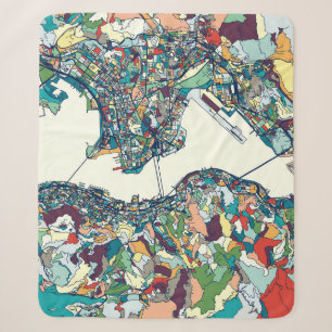 Hong Kong, China-Karte Sherpadecke