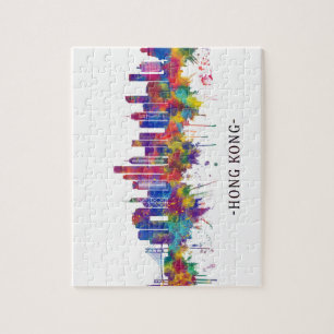 Hong Kong China Skyline Puzzle