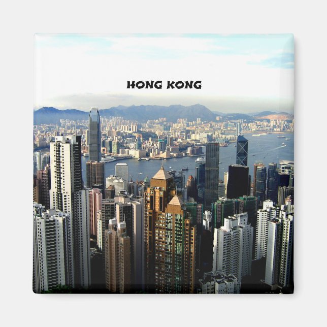 Hong Kong Cityscape Magnet (Vorne)