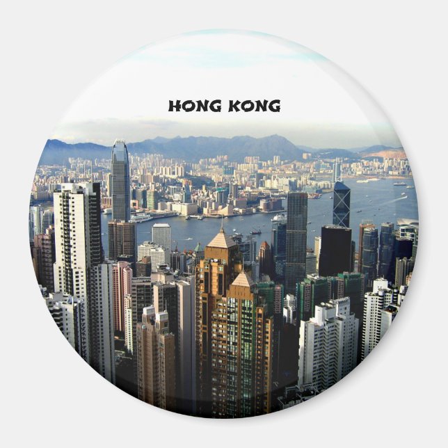 Hong Kong Cityscape Magnet (Vorne)