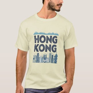 Hong Kong Cityscape Men's T - Shirt