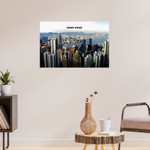 Hong Kong Cityscape Poster