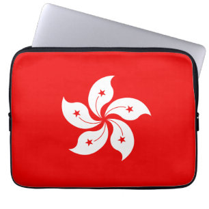 Hong Kong Flag White Orchid Symbol Laptopschutzhülle