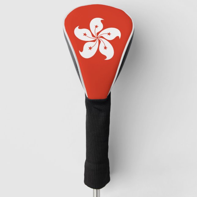 Hong Kong-Flagge Golf Headcover (Vorderseite)