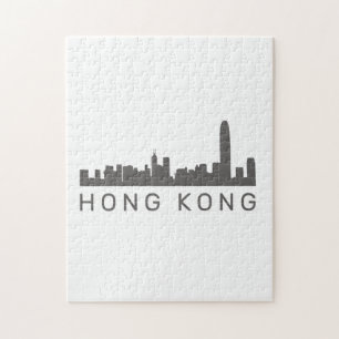 Hong Kong Geschenk HK Skyline Geschenk Puzzle