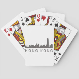 Hong Kong Gift HK Skyline Gift Spielkarten