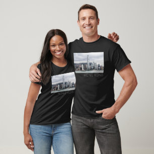 Hong Kong Island Skyline Retro City Vintag T-Shirt