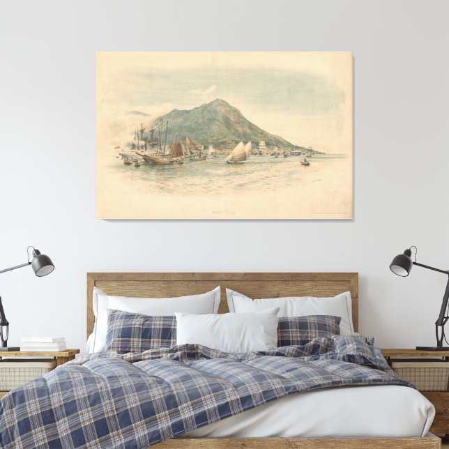Hong Kong  Leinwanddruck (Insitu (Schlafzimmer))
