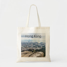 Hong Kong Lion Rock Hill Skyline Panorama Souvenir Tragetasche