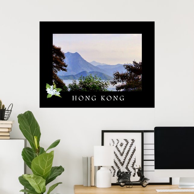 Hong Kong New Territories Travel Poster (Heimbüro)