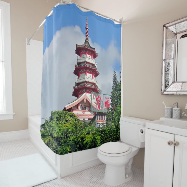Hong Kong Perl of the Orient Shower Curtain Duschvorhang (Beispiel)