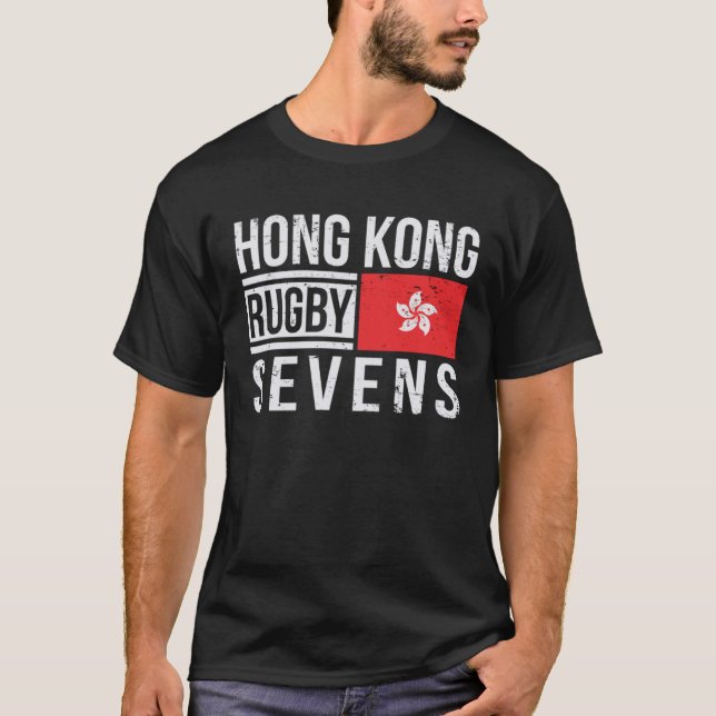Hong Kong Rugby Sevens 7s Proud Fans von HK Team S T-Shirt (Vorderseite)