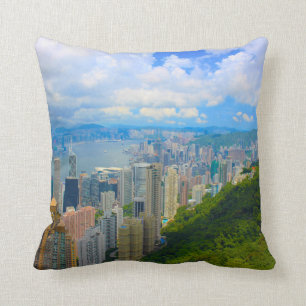 Hong Kong-Skyline Kissen