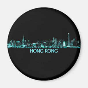 Hong Kong Skyline Magnet