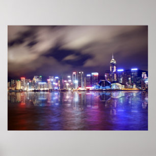 Hong Kong-Skyline Poster