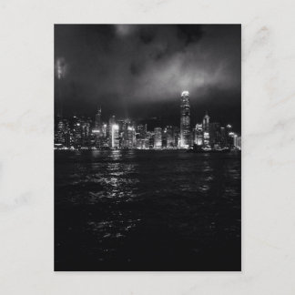 Hong Kong Skyline Postkarte