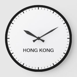 Hong Kong Time Zone Newsroom Style Uhr
