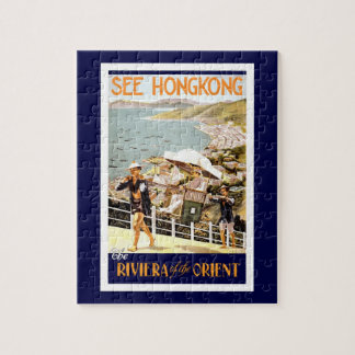 Hong Kong Vintag Reise Puzzle