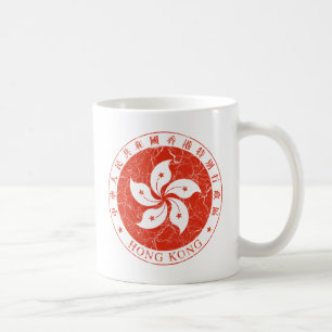 Hong Kong-Wappen Tasse