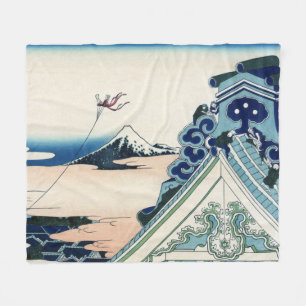 Honganji-Tempel Blick auf den Fuji japanischer Hol Fleecedecke