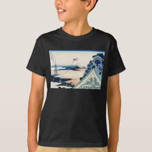 Honganji-Tempel Blick auf den Fuji japanischer Hol T-Shirt