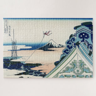 Honganji-Tempel in Asakusa Japan & Mt. Fuji Puzzle