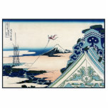 Honganji Temple in Asakusa Japan & Fuji Fotoskulptur Magnet<br><div class="desc">Der Honganji-Tempel in Asakusa der östlichen Hauptstadt Edo ist ein Blick auf den Fuji vom Tsukiji Hongan-ji Tempel in Tokio. - 36 Ansichten des Fuji ist eine Reihe von Landschaftsdrucken des japanischen ukiyo-e Künstlers Hokusai. Original-Arbeit ist in Public Domain.</div>