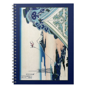 Honganji Temple in Asakusa Japan & Fuji Notizblock