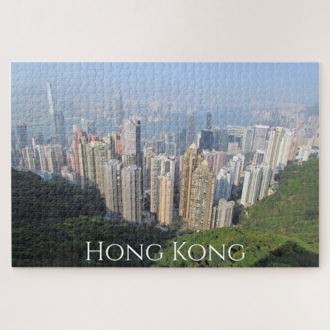 Hongkong-Aussicht Puzzle (Horizontal)