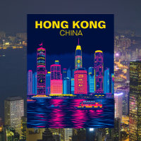 Hongkong, China Skyline Reise