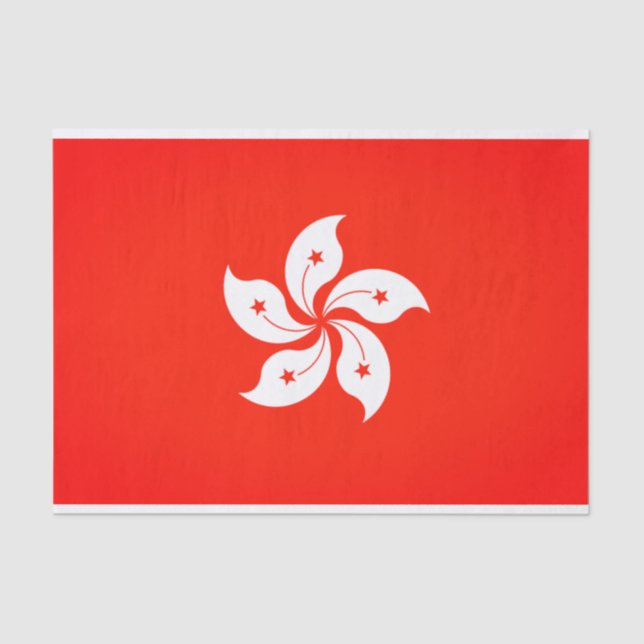 Hongkong Flag Geschenkpapier Seidenpapier (Vorderseite)