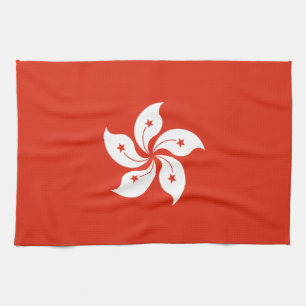 Hongkong-Flagge Geschirrtuch