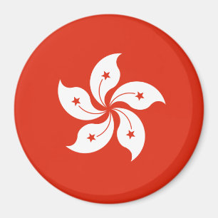 Hongkong-Flagge Magnet