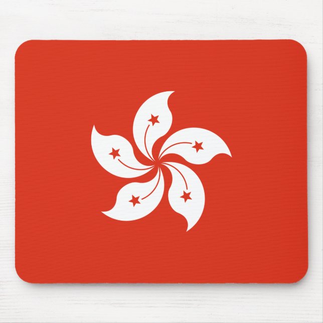 Hongkong-Flagge Mousepad (Vorne)