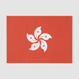 Hongkong-Flagge Seidenpapier