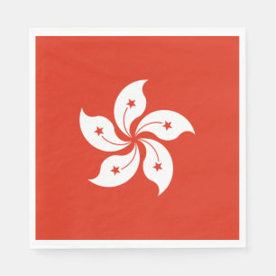 Hongkong-Flagge Serviette